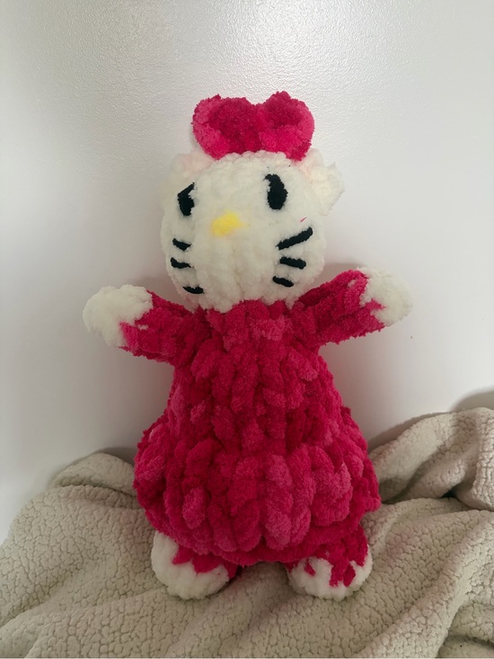 Other - Pink and White Plush Kitty Doll
